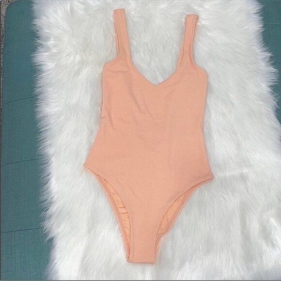 L*Space Ribbed Arizona One Piece Swimsuit Womens Size 6/S - Picture 11 of 13